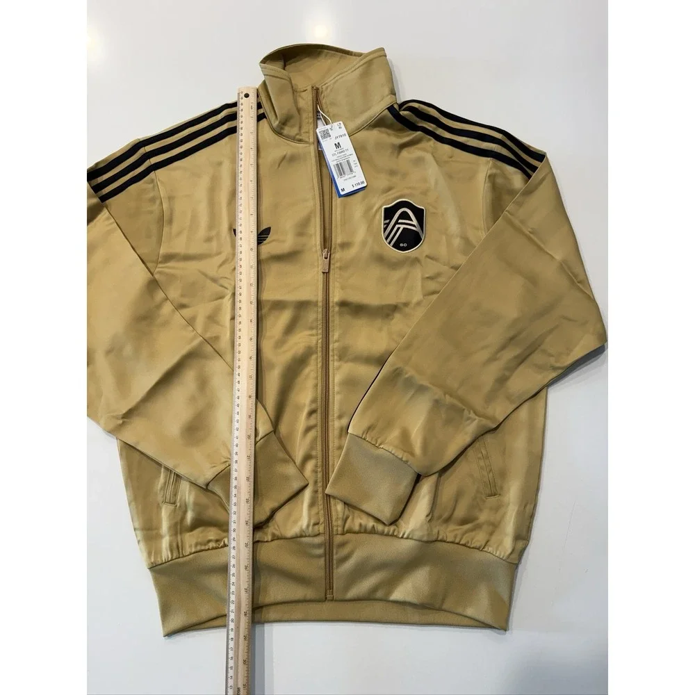 Adidas St. Louis SC Firebird Track Top Men's M Golden Beige JY7910 Jacket